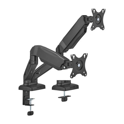 Brateck Economy Dual-Screen Spring-Assited Monitor Arm Fit Most 17'-32' Monitor Up to 9 kg VESA 75x75/100x100 Brateck Economy Dual-Screen Spring-Assited Monitor Arm Fit Most 17'-32' Monitor Up to 9 kg VESA 75x75/100x100